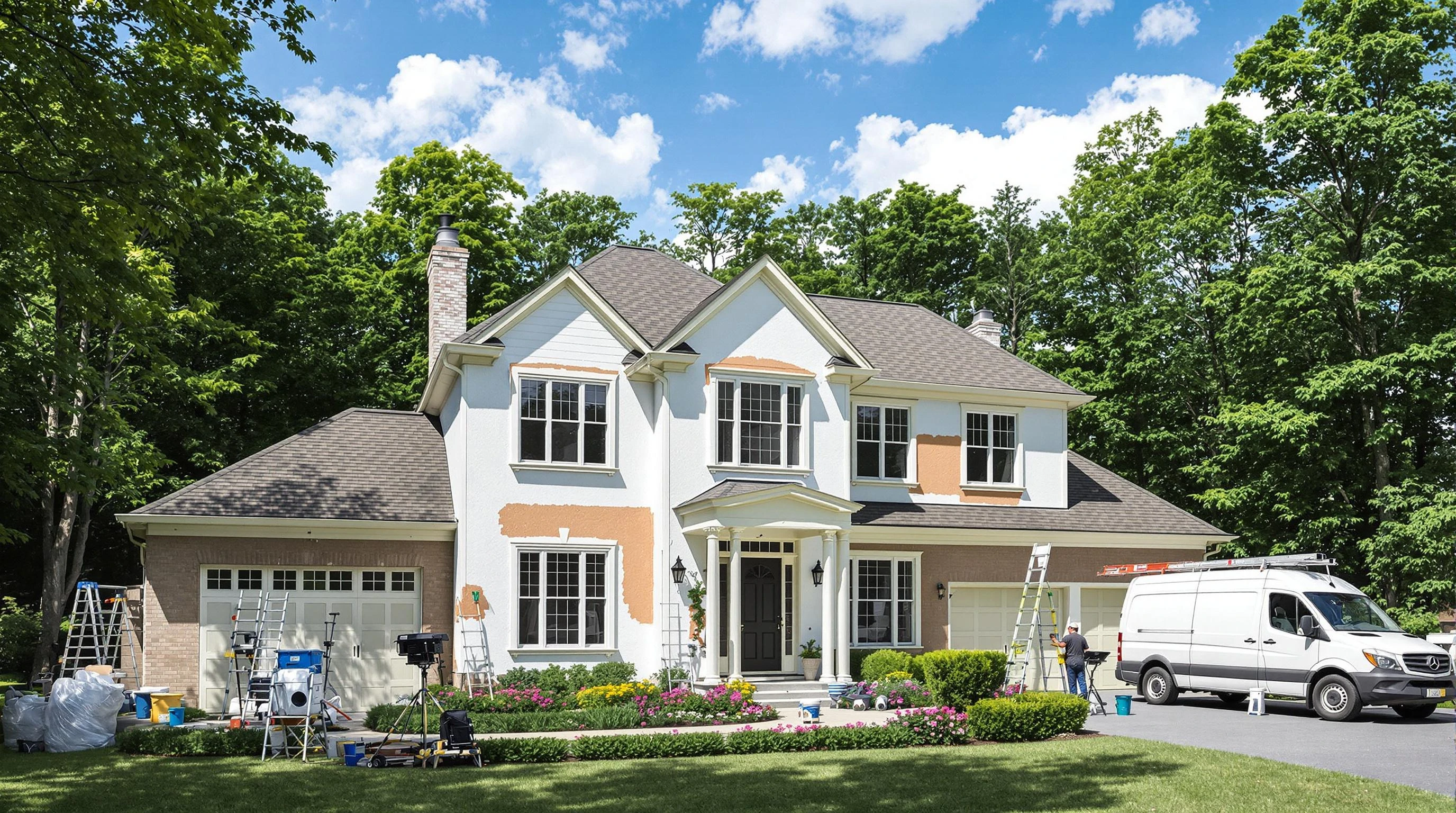 University Heights House Painters painting crew working in Cleveland, OH